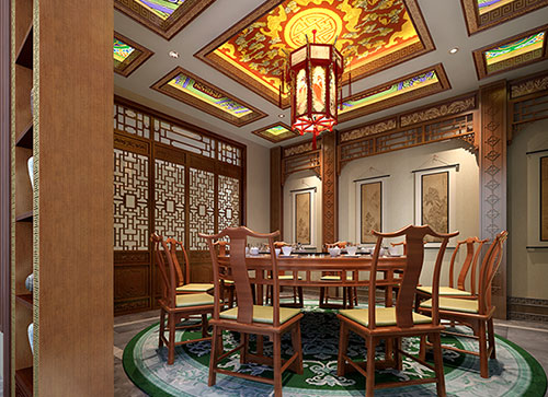 黄南中式古典风格家居装修设计效果图